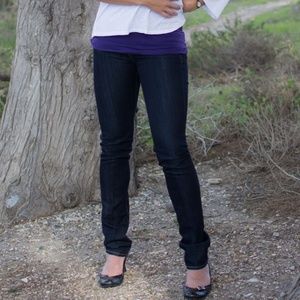 Fidelity Stevie Mid-Rise Skinny in Viper Rinse